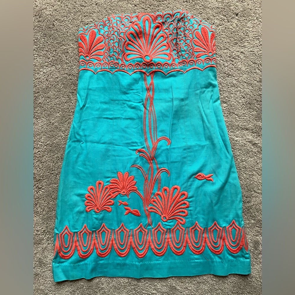 Lilly Pulitzer Teal Dress